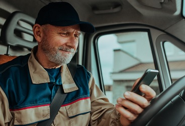 A Veteran receiving a notification from 'Annie'