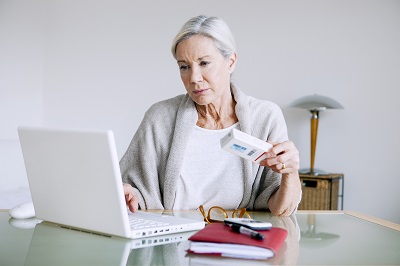 CHAMPVA beneficiary refilling her prescriptions online