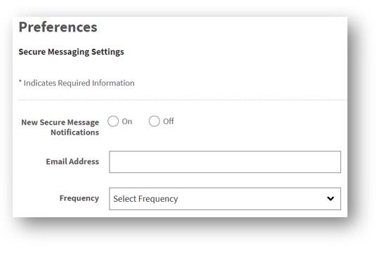 Choose your preference settings