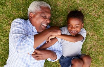 A Veteran with his grandson